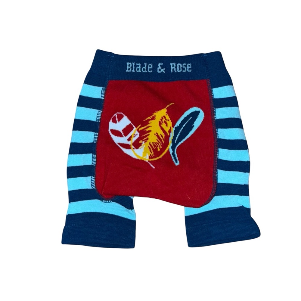 NWT Blade & Rose Shorts Feathers Red and Blue Size 1-2 Years